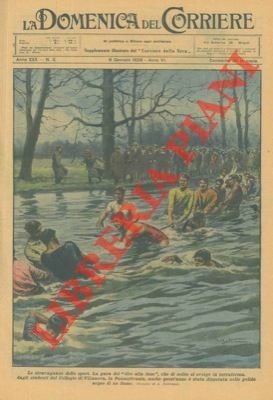 La gara del "tiro alla fune" disputata nelle gelide acque …