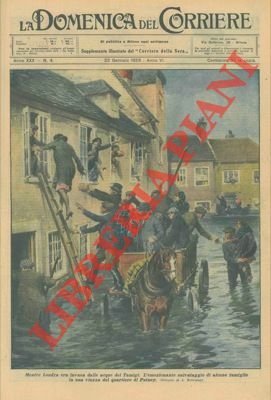 Il salvataggio di alcune famiglie durante l'invasione del Tamigi a … | Immagine Gallery 1