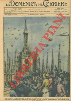 Grandi manovre dell'armata aerea su Milano.