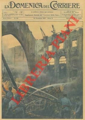 L'incendio del Teatro Comunale di Bologna. I resti del palcoscenico, …