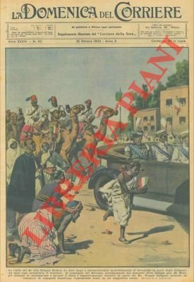 La visita del Re alla Colonia Eritrea ha dato luogo a indimenticabili manifestazioni di devozione da parte degli indigeni.
