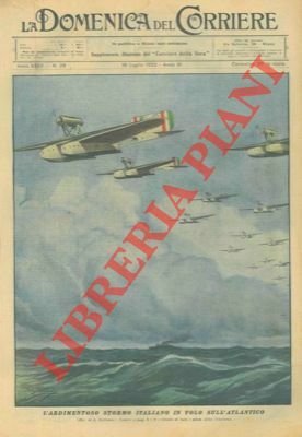 L'ardimentoso stormo italiano in volo sull'Atlantico.