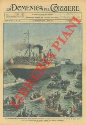 Le entusiastiche dimostrazioni degli italiani residenti in Egitto al passaggio …