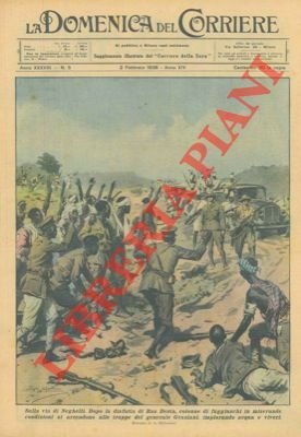 Dopo la disfatta di Ras Destà, colonne di fuggiaschi in miserande condizioni si arrendono alle truppe del generale Graziani, implorando acqua e viveri.