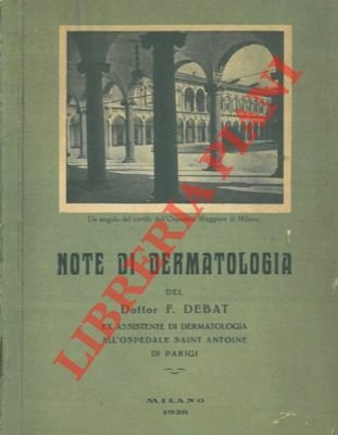 Note di dermatologia.