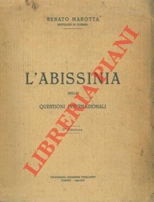 L'Abissinia nelle questioni internazionali.