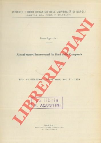 Alcuni reperti interessanti la flora della Campania.