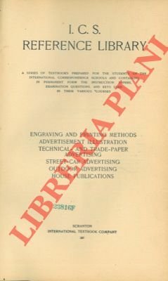 Engraving and printing methods. Advertisement illustration. Technical- and trade-paper advertising. …