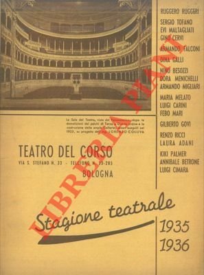 Teatro del Corso. Stagione teatrale 1935/1936.