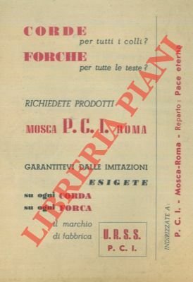 Corde per tutti i colli? Forche per tutte le teste?