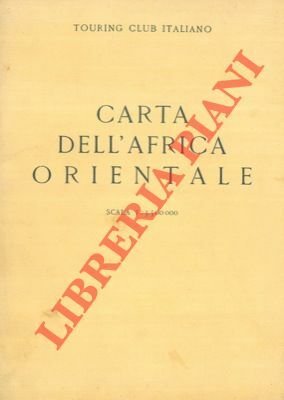 Carta dell'Africa Orientale. Eritrea - Etiopia (Abissinia) - Somalia.