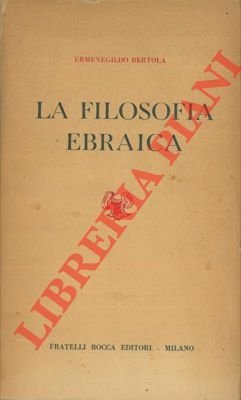 La filosofia ebraica. | Immagine principale
