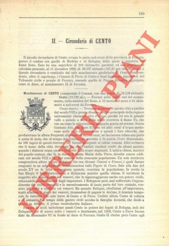 Circondario di Cento. | Immagine principale