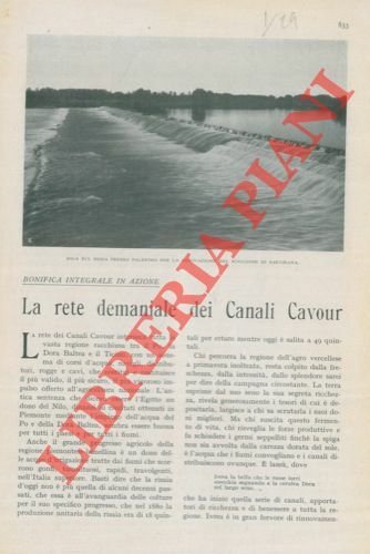 La rete demaniale dei canali Cavour.