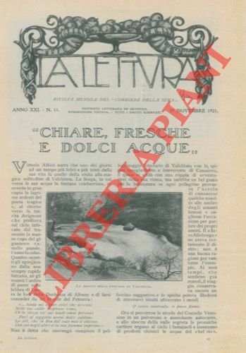 Chiare, fresche e dolci acque.