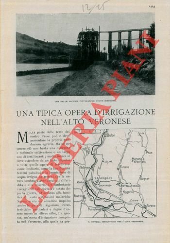 Una tipica opera d'irrigazione nell'alto veronese. | Immagine principale
