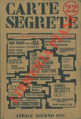Carte segrete. Cagli - Colantoni - Ricci - Miele - Panseca. N. 22.