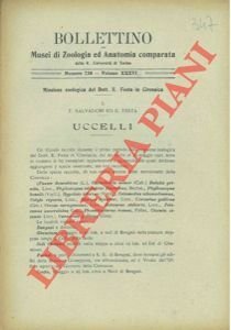 Missione zoologica del Dott. E. Festa in Cirenaica, I. Uccelli.