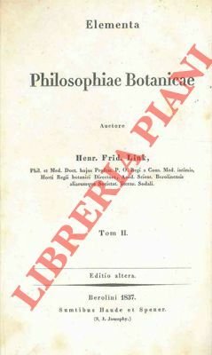 Elementa Philosophiae Botanicae. Grundlehren der Krauterkunde.
