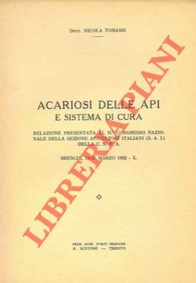 Acariosi delle api e sistema di cura.