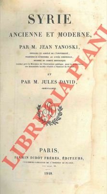 Syrie ancienne et moderne.