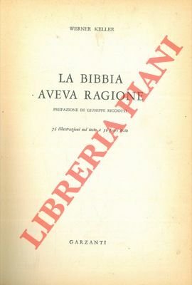 La Bibbia aveva ragione.