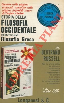 Storia della filosofia occidentale e dei suoi rapporti con le vicende politiche e sociali dall'antichità ad oggi. 1: La filosofia greca. 2: Da Aristotele a San Tommaso. 3: Dal Rinascimento ad Hume. 4: Da Rousseau a oggi.