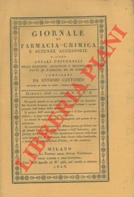 Giornale di Farmacia - Chimica e scienze accessorie o siano …