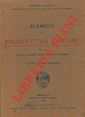 Elementi di prospettiva lineare.