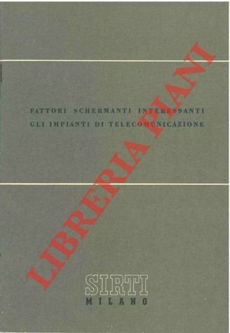Fattori schermanti interessanti gli impianti di telecomunicazione. | Immagine principale