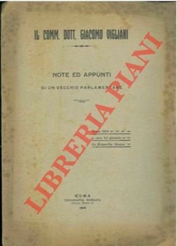 Note e appunti di un vecchio parlamentare. | Immagine principale