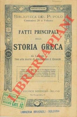 Fatti principali della storia greca.