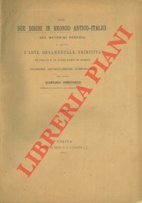 Sovra due dischi in bronzo antico-italici del Museo di Perugia … | Immagine principale
