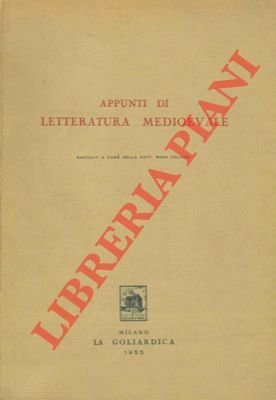 Appunti di letteratura medioevale.