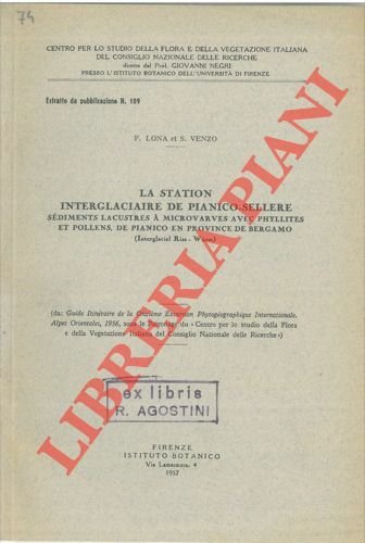 La station interglaciaire de Pianico-Sellere. Sediments lacustres à microarves avec … | Immagine principale