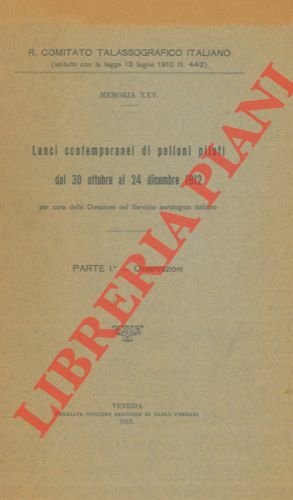 Lanci contemporanei di palloni piloti dall' 30 ottobre al 24 …