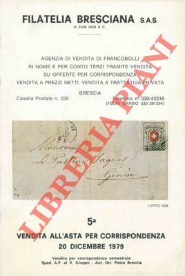 Quinta vendita all'asta per corrispondenza 20 dicembre 1979. | Immagine principale