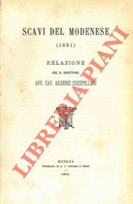 Scavi del modenese (1881). Relazione. | Immagine principale