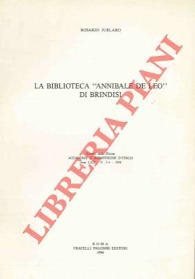 La biblioteca "Annibale De Leo" di Brindisi.