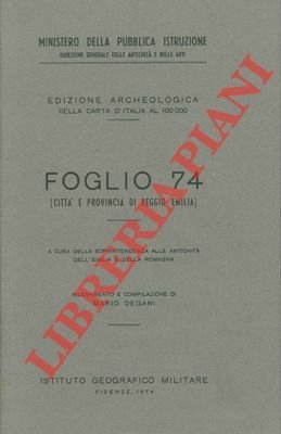 Città e provincia di Reggio Emilia (Foglio 74).