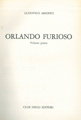 Orlando furioso.