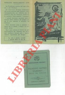 Associazione Dolomiti. Villaggio alpino studenti delle Tre Venezie. Cortina.