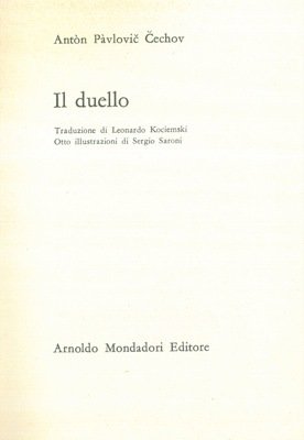 Il duello. La sonata a Kreutzer. Il giocatore.