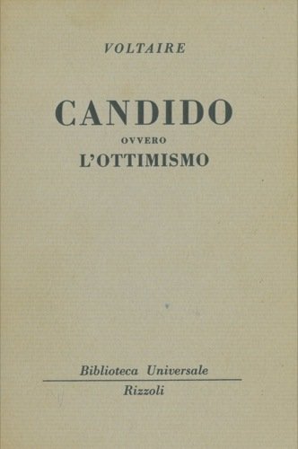 Candido ovvero L'ottimismo.