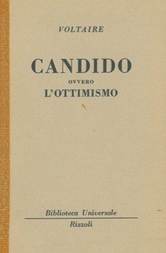 Candido ovvero l'ottimismo.