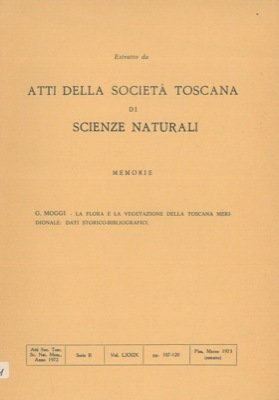 La flora e la vegetazione della Toscana meridionale : dati …