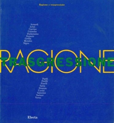 Ragione e trasgressione. | Immagine principale