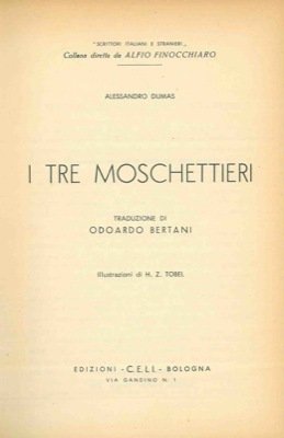 I tre moschettieri.