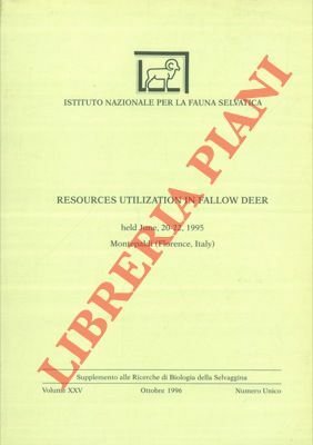 Resources utilization in fallow deer.