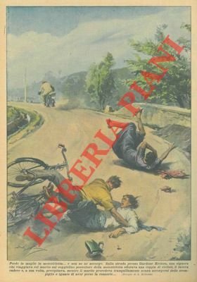 Signore che viaggiava in motocicletta con la moglie sfiora una …